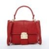 Susu Linda Red Leather Backpack Exceptional Designed