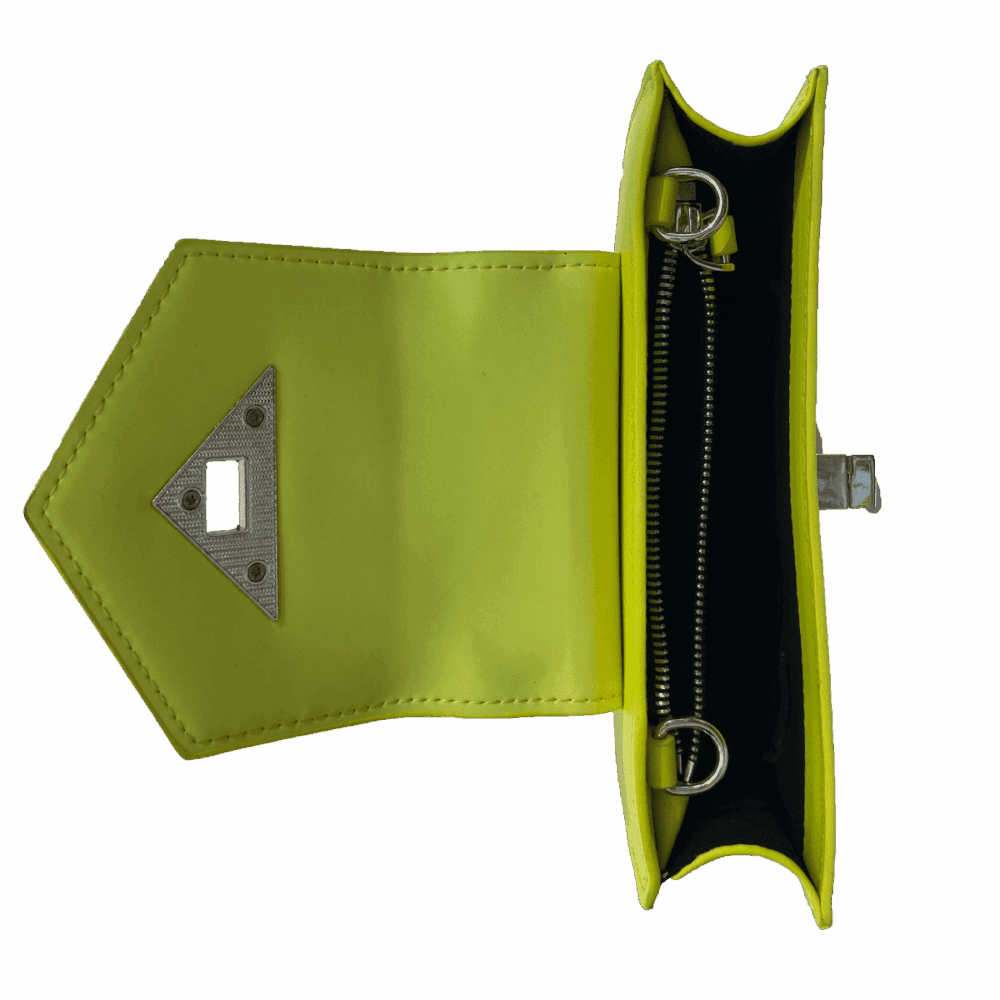 Susu Mary Bright Yellow Leather Crossbody Bag Amazing Piece