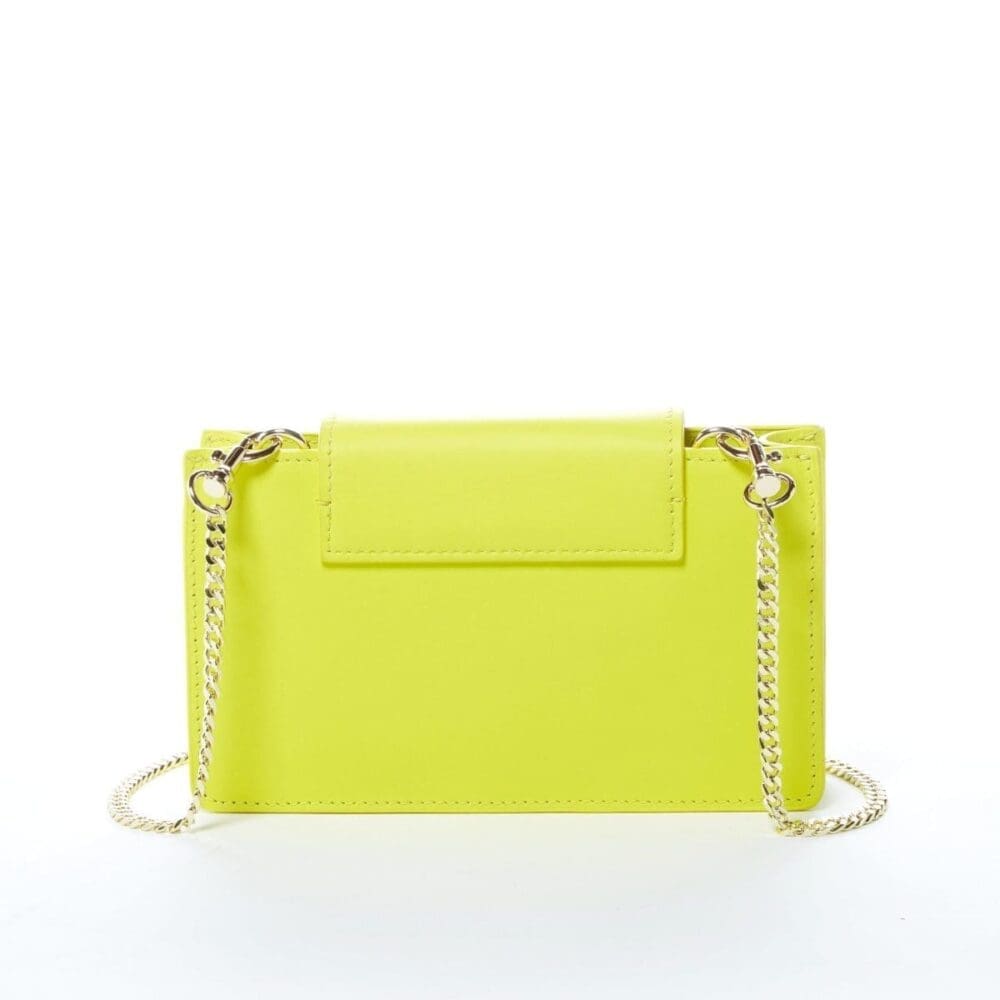 Susu Mary Bright Yellow Leather Crossbody Bag Amazing Piece 4
