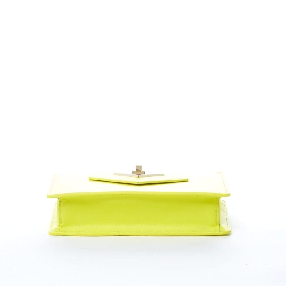 Susu Mary Bright Yellow Leather Crossbody Bag Amazing Piece 6