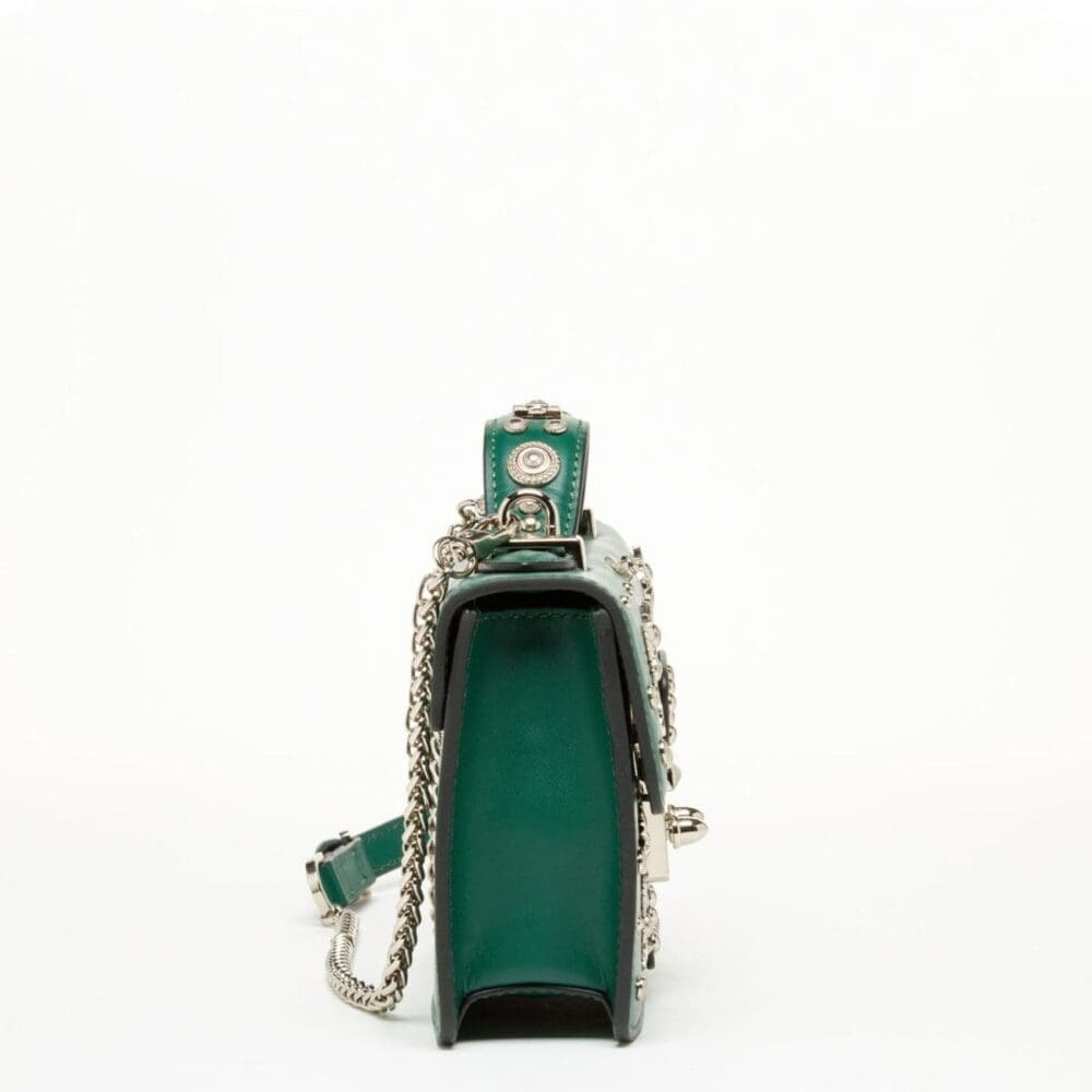 Susu The Hollywood Evergreen Leather Crossbody Bag Studded 3