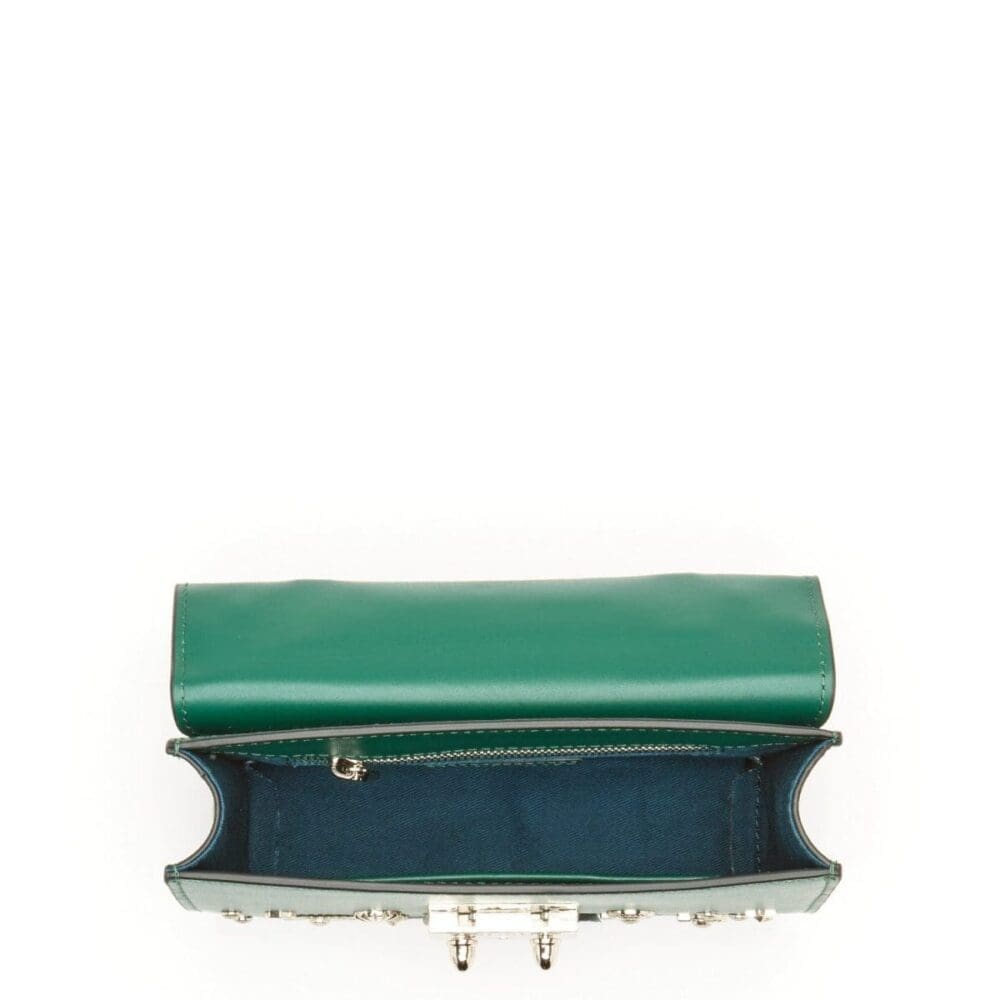 Susu The Hollywood Evergreen Leather Crossbody Bag Studded 5