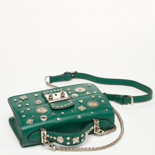 Susu The Hollywood Evergreen Leather Crossbody Bag Studded 6