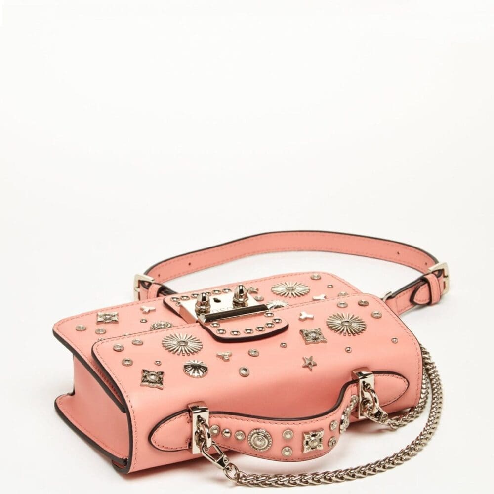 Susu The Hollywood Pale Pink Leather Crossbody Bag 6