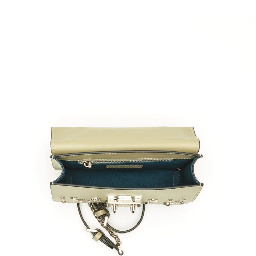 Susu The Hollywood Sage Green Leather Crossbody Bag 4
