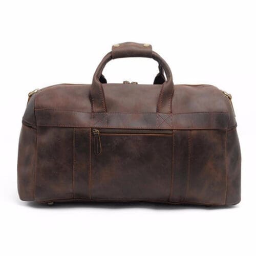 The Asta Weekender Handcrafted Leather Duffle Bag 7