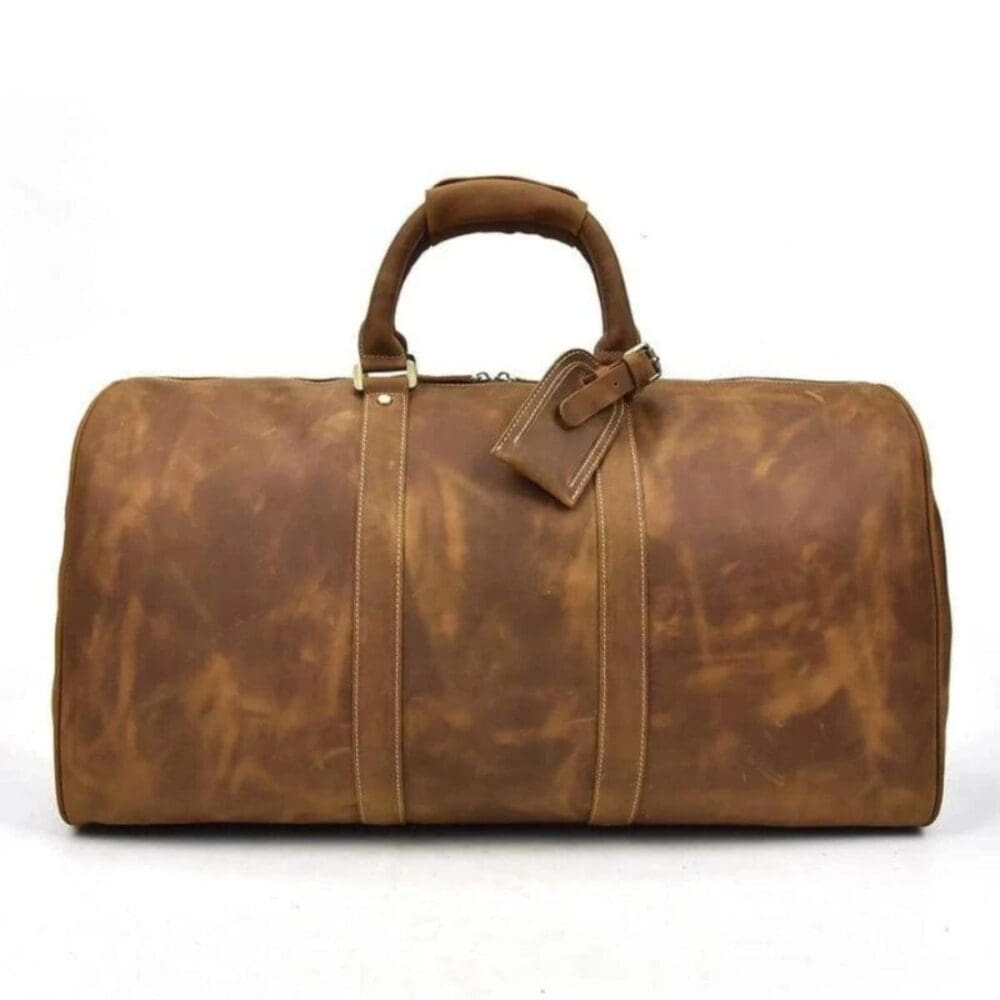 The Bjarke Weekender Handcrafted Leather Duffle Bag 2