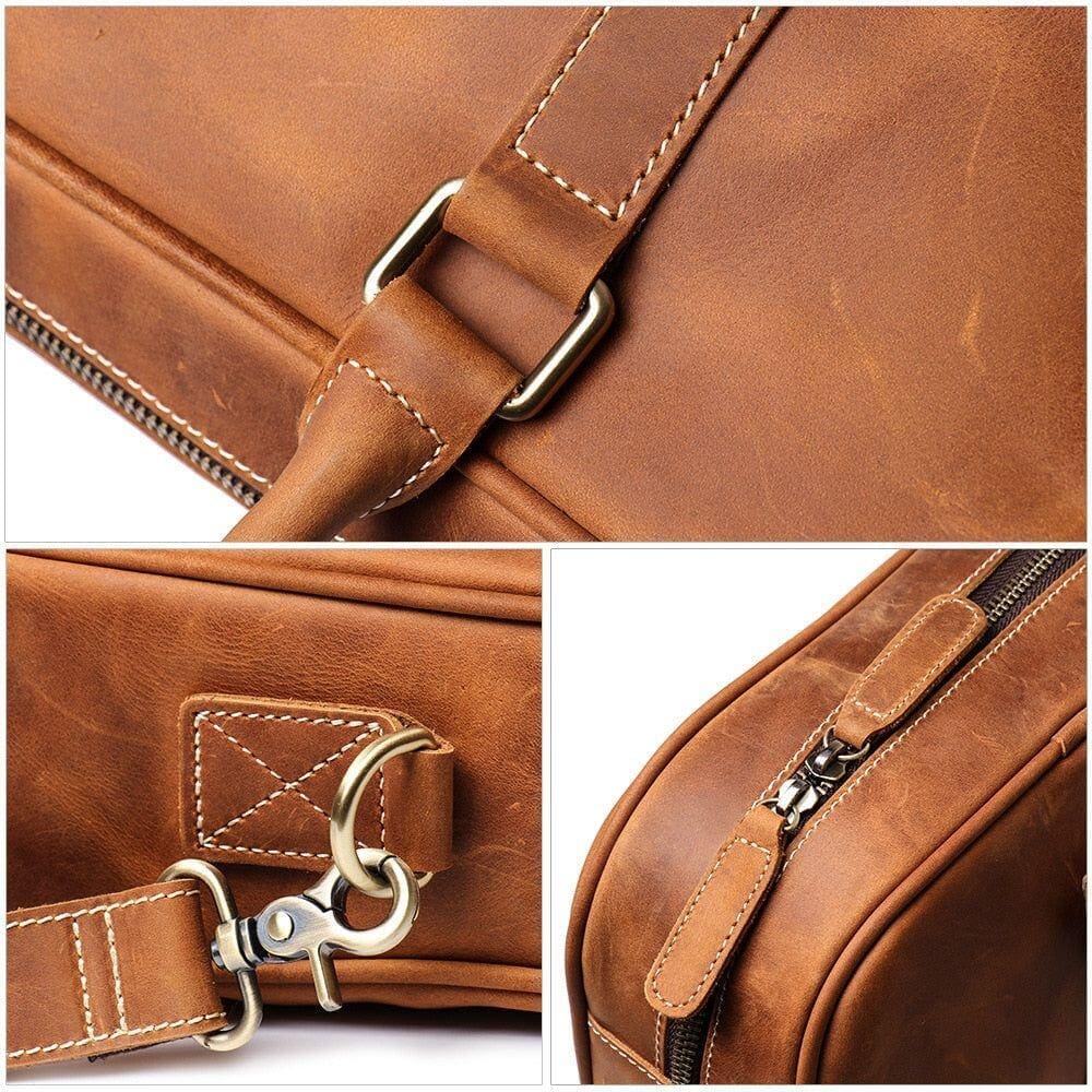 The Bjorn Leather Laptop Bag Vintage Leather Briefcase 2