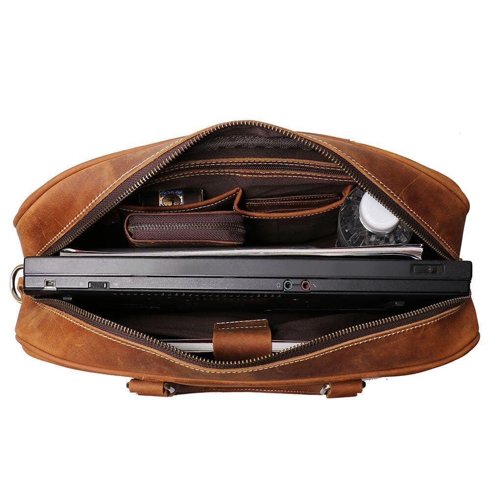 The Bjorn Leather Laptop Bag Vintage Leather Briefcase 3