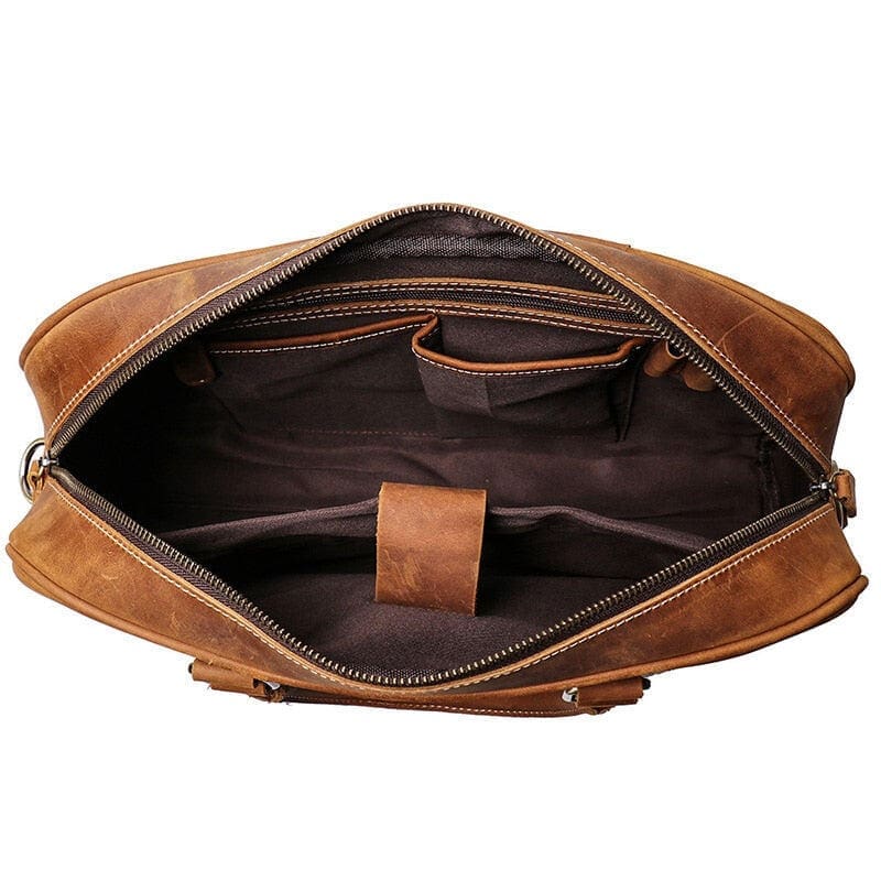 The Bjorn Leather Laptop Bag Vintage Leather Briefcase 4