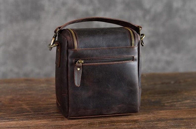 The Calista Small Leather Camera Bag Leather Camera Lens Case 5