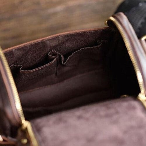 The Calista Small Leather Camera Bag Leather Camera Lens Case 8