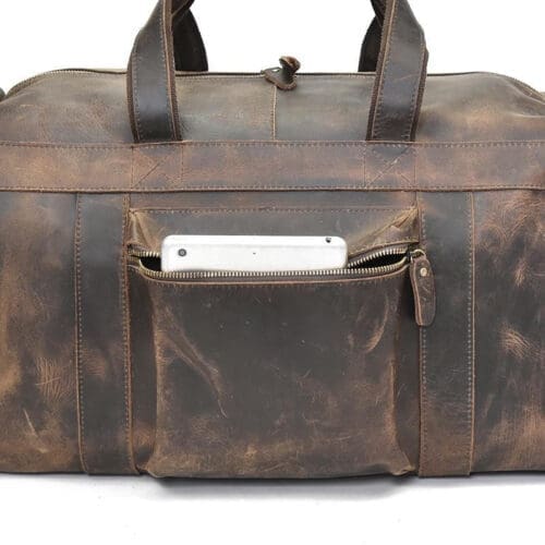 The Colden Duffle Bag Large Capacity Leather Weekender 17