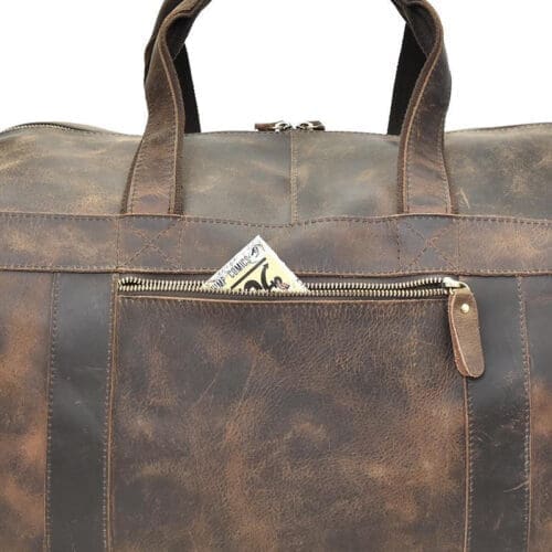 The Colden Duffle Bag Large Capacity Leather Weekender 9