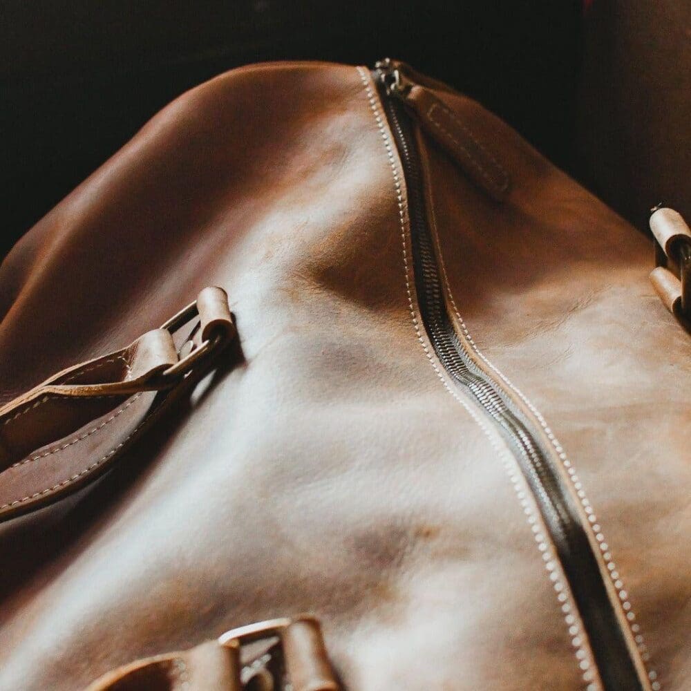 The Dagny Weekender Large Leather Duffle Bag 3