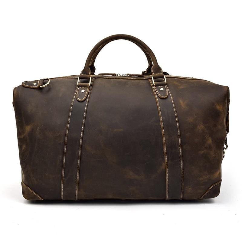 The Eira Duffle Bag Vintage Leather Weekender 4