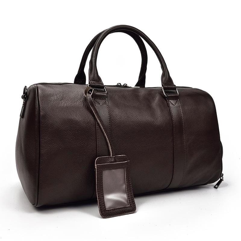 The Endre Weekender Vintage Leather Duffle Bag 5