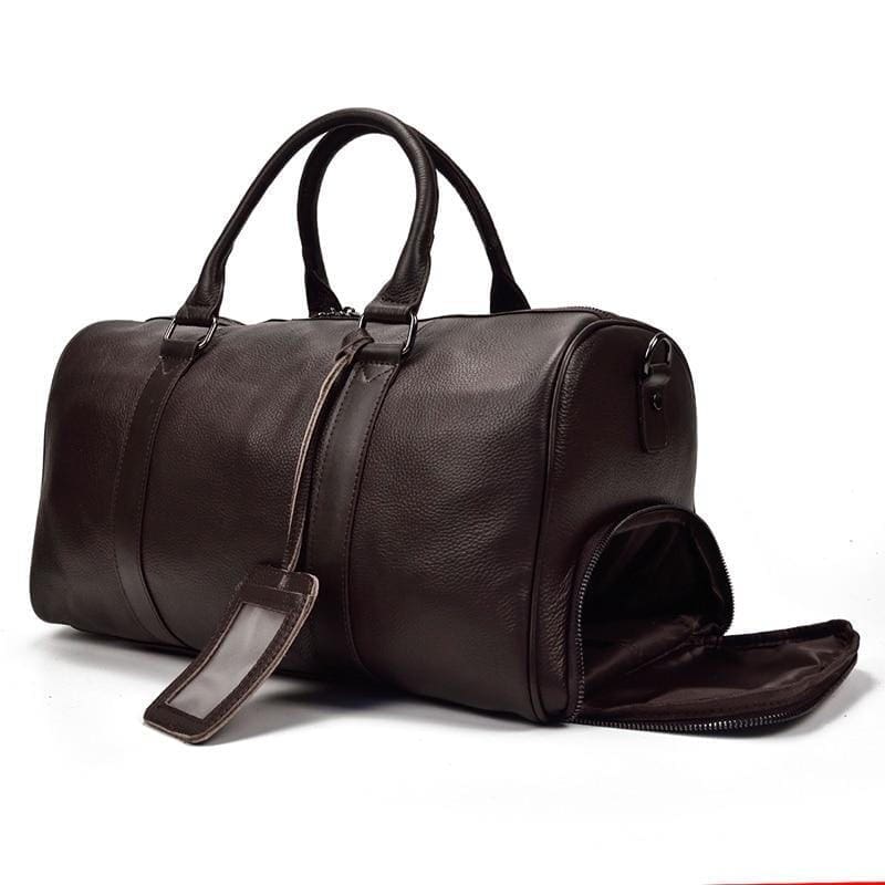 The Endre Weekender Vintage Leather Duffle Bag 7