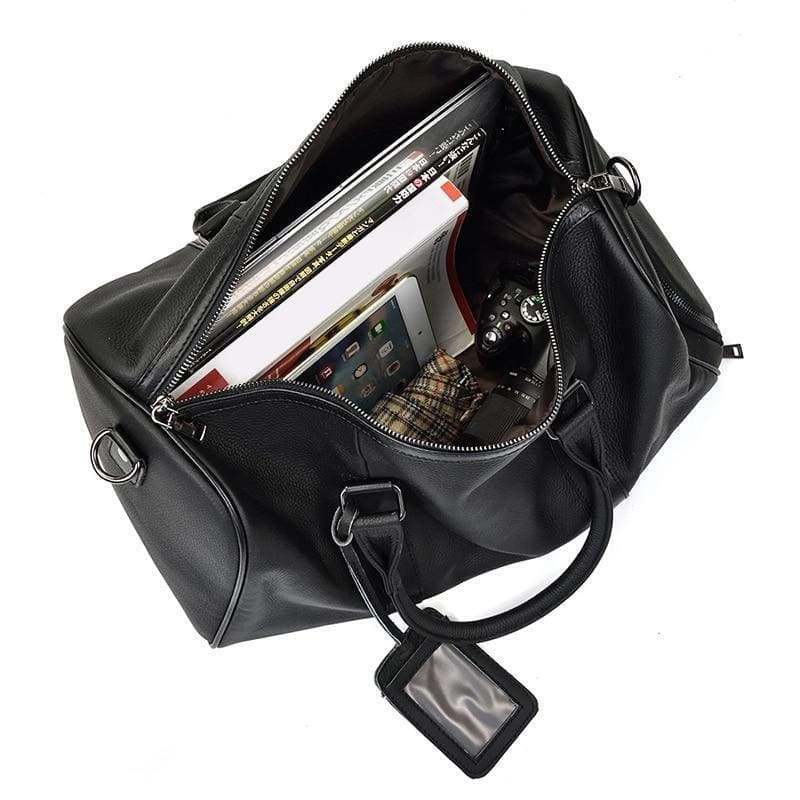 The Endre Weekender Vintage Leather Duffle Bag 8