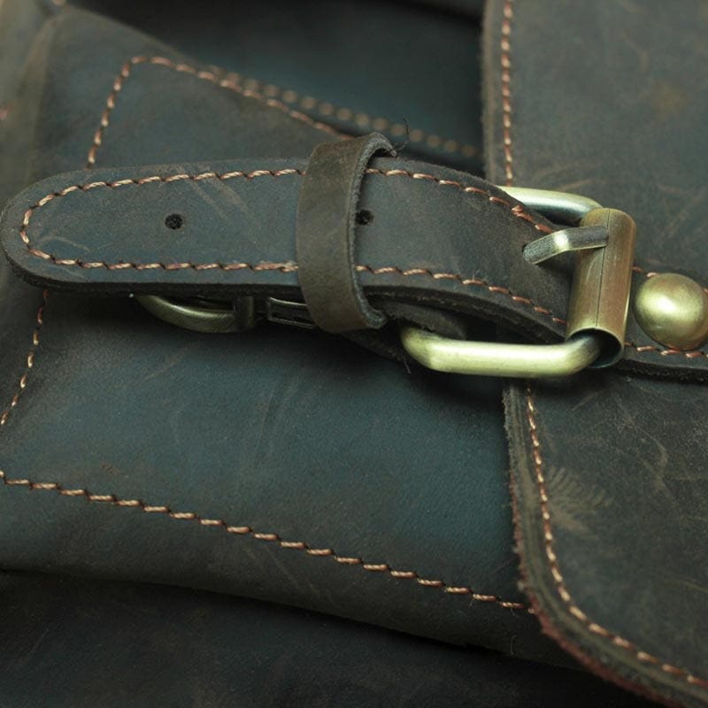 The Faust Leather Camera Bag Crossbody Vintage Camera Messenger Bag 9