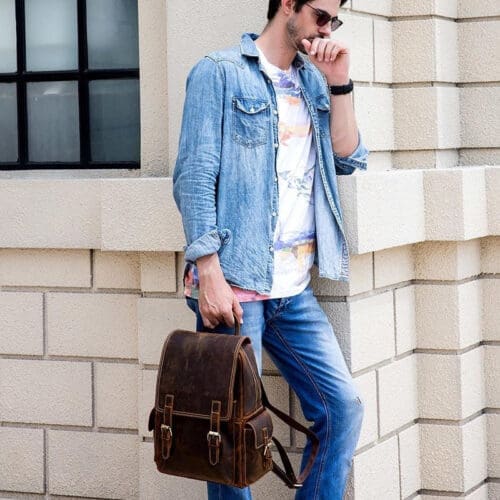 The Freja Backpack Handcrafted Leather Backpack