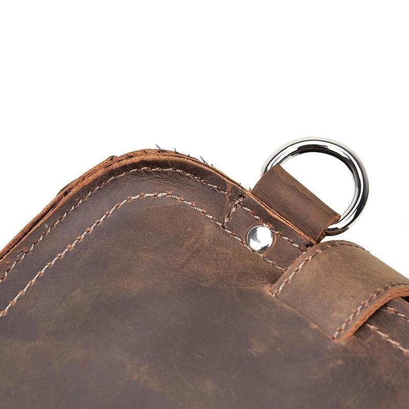 The Gustav Messenger Bag Large Capacity Vintage Leather Messenger Bag 11