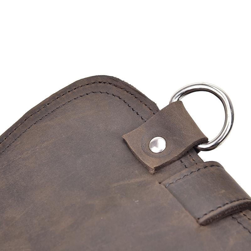 The Gustav Messenger Bag Large Capacity Vintage Leather Messenger Bag 15