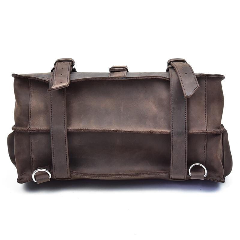 The Gustav Messenger Bag Large Capacity Vintage Leather Messenger Bag 4