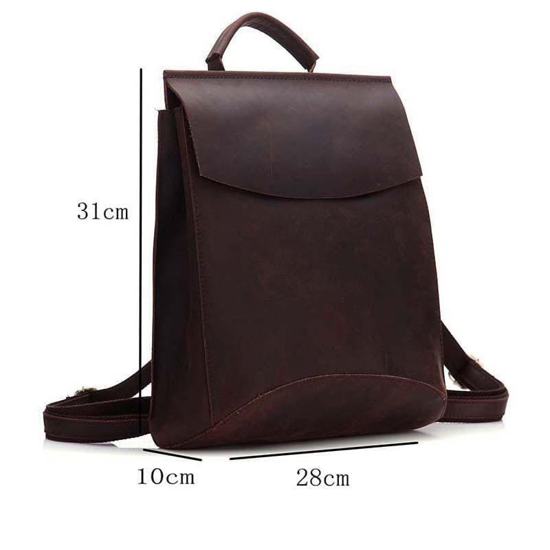 The Gyda Backpack Vintage Leather Travel Backpack 10