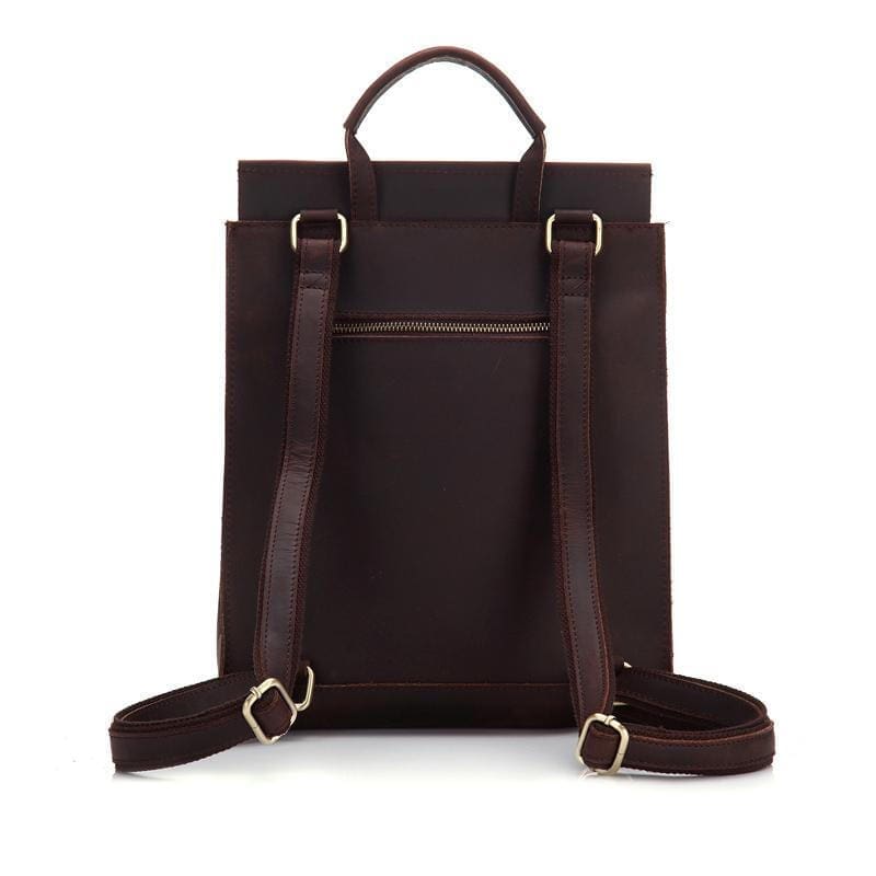 The Gyda Backpack Vintage Leather Travel Backpack 12