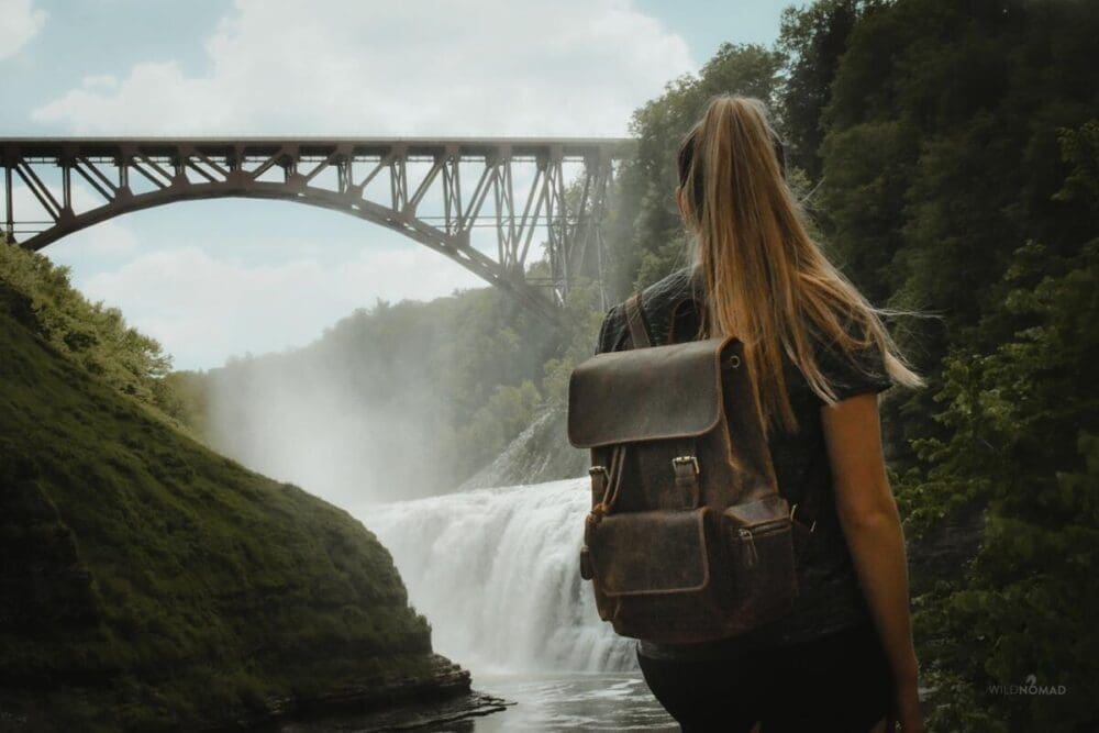 The Hagen Backpack Vintage Leather Backpack 13