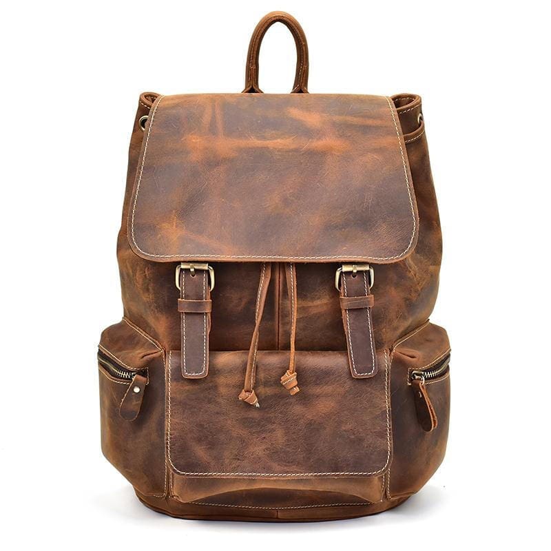 The Hagen Backpack Vintage Leather Backpack 20