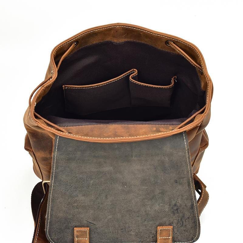 The Hagen Backpack Vintage Leather Backpack 3