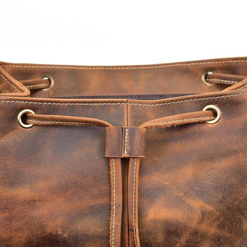 The Hagen Backpack Vintage Leather Backpack 6