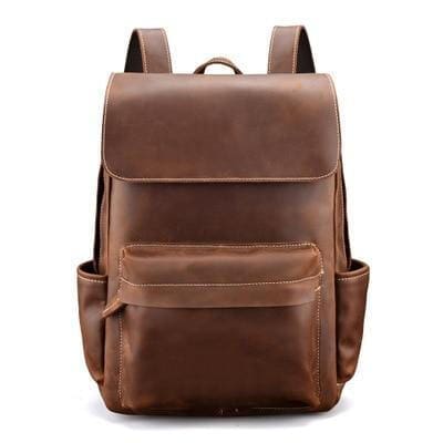The Helka Backpack Genuine Vintage Leather Backpack 10