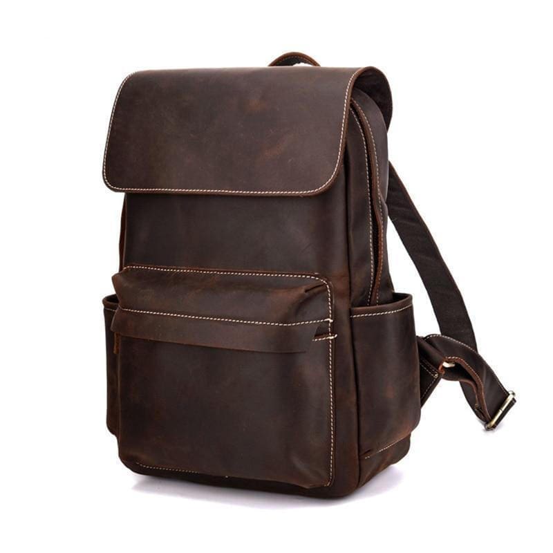 The Helka Backpack Genuine Vintage Leather Backpack 2