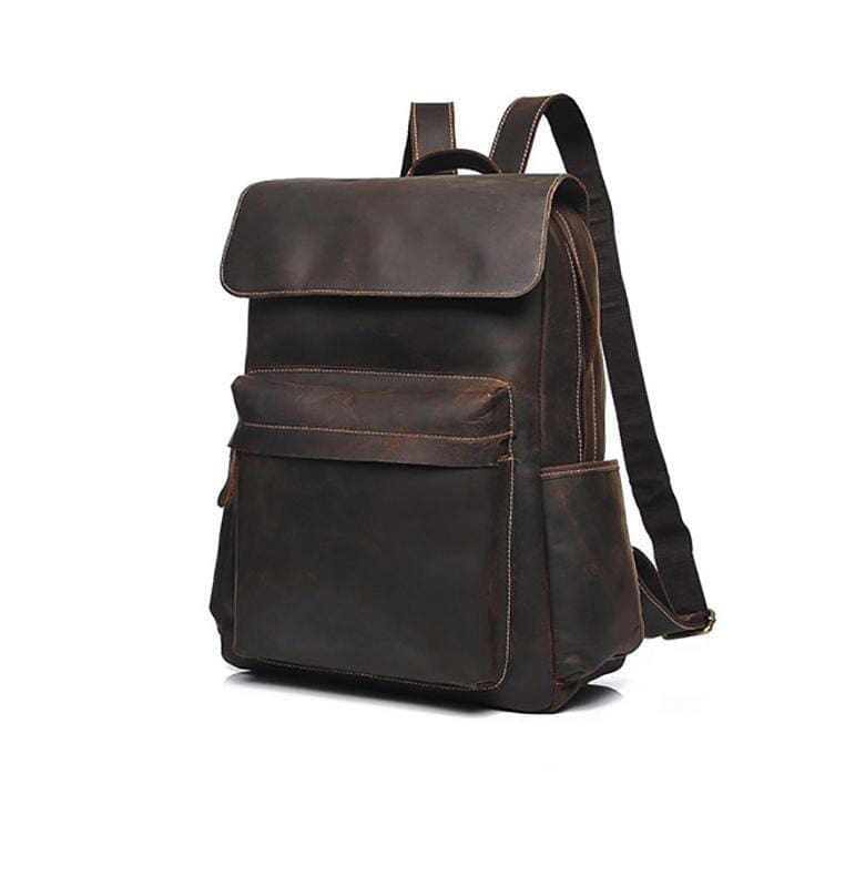 The Helka Backpack Genuine Vintage Leather Backpack 9