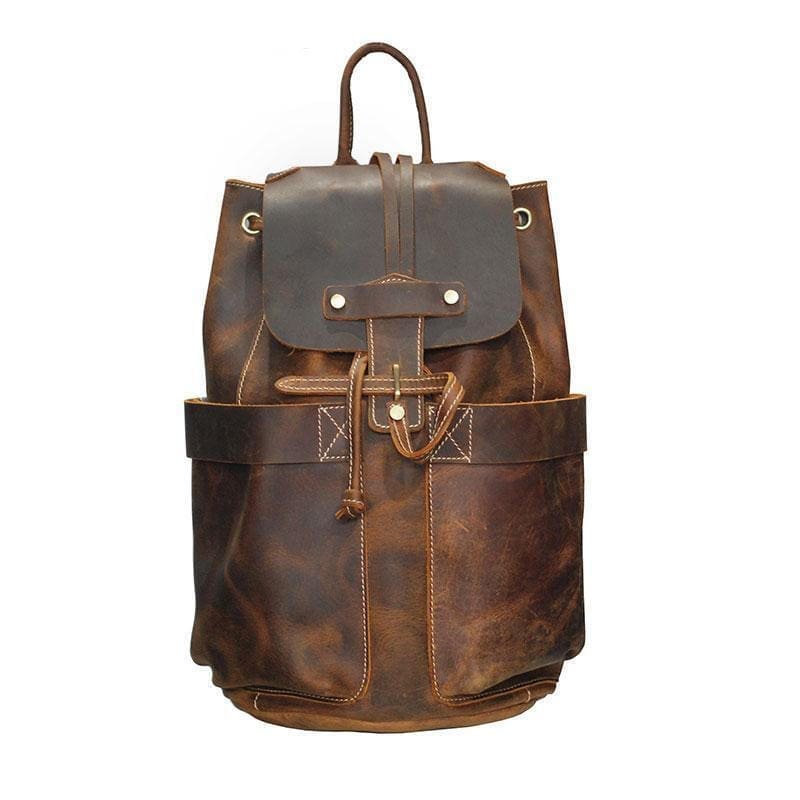 Leather Travel Backpack
