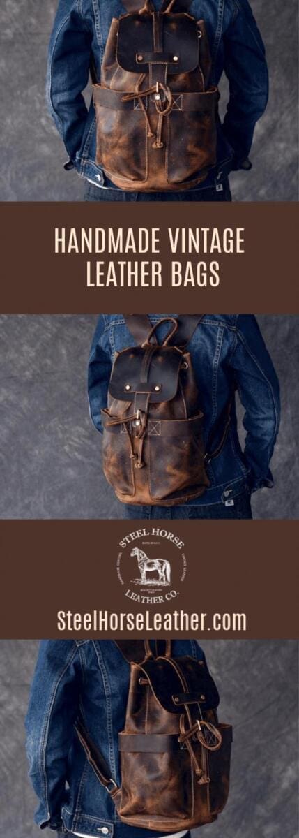 The Olaf Rucksack Vintage Leather Travel Backpack 2