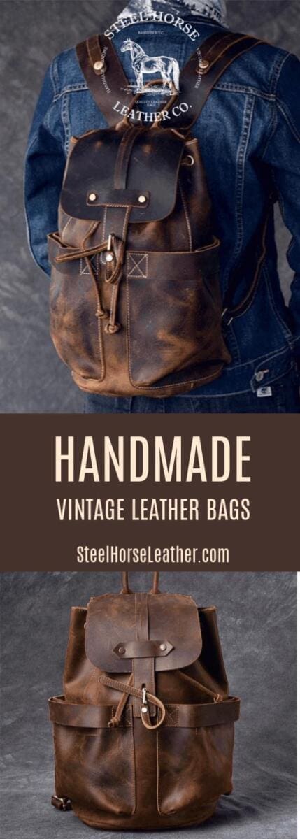 The Olaf Rucksack Vintage Leather Travel Backpack 3