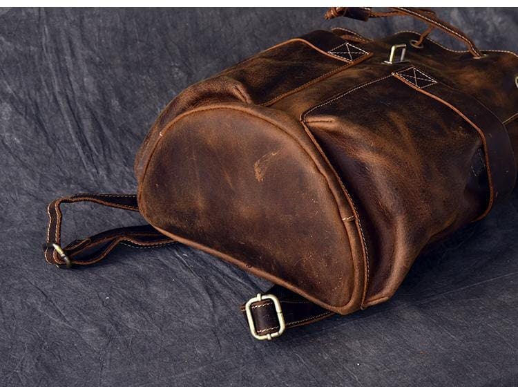 The Olaf Rucksack Vintage Leather Travel Backpack 8