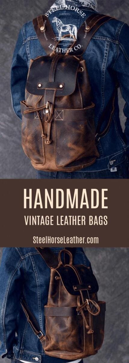 The Olaf Rucksack Vintage Leather Travel Backpack