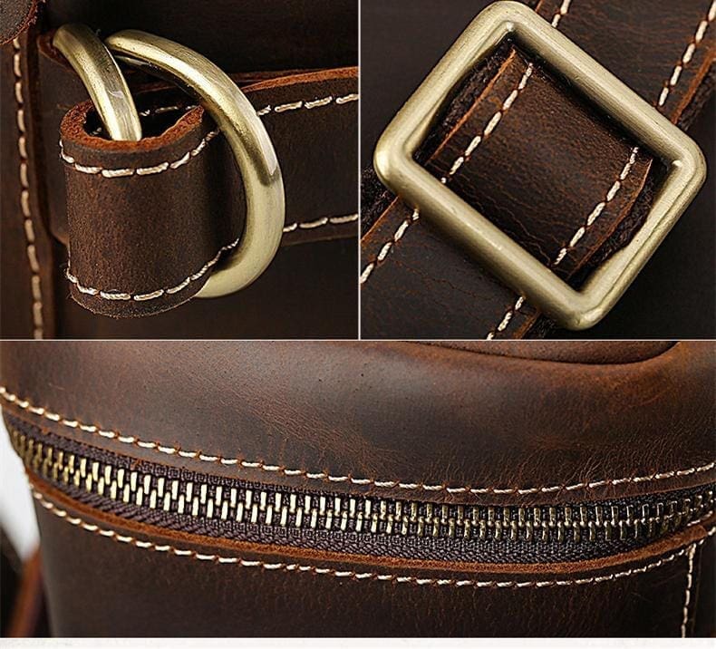 The Raoul Backpack Handmade Vintage Leather Backpack 7