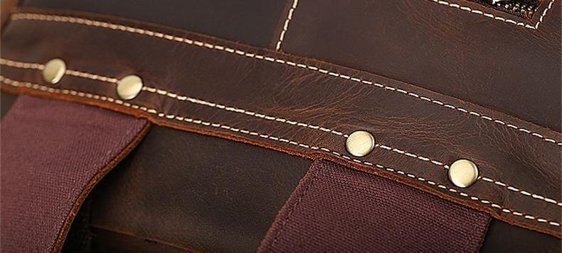 The Raoul Backpack Handmade Vintage Leather Backpack 8