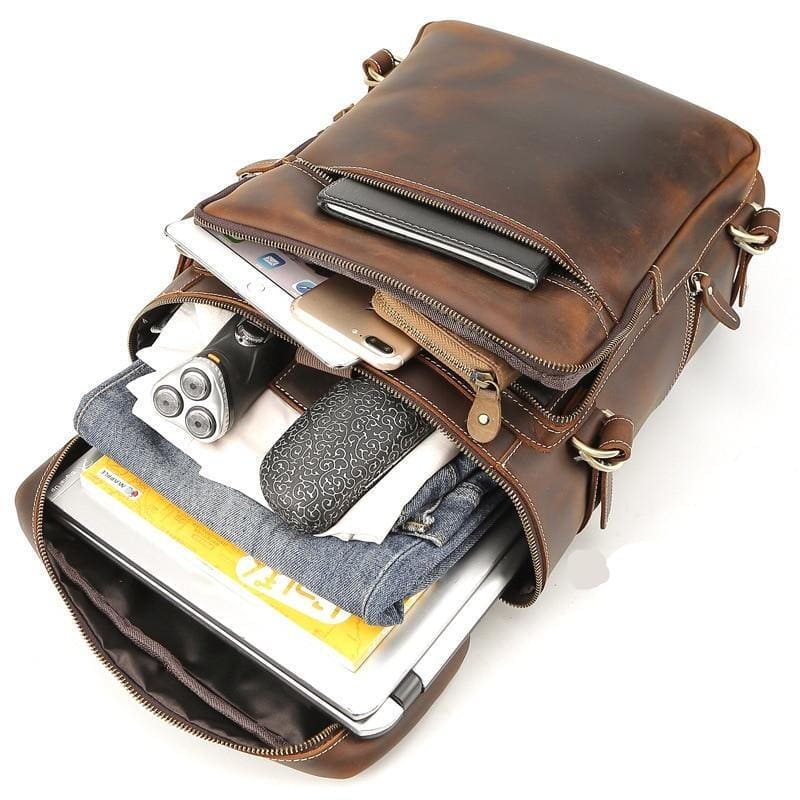 The Raoul Backpack Handmade Vintage Leather Backpack 9