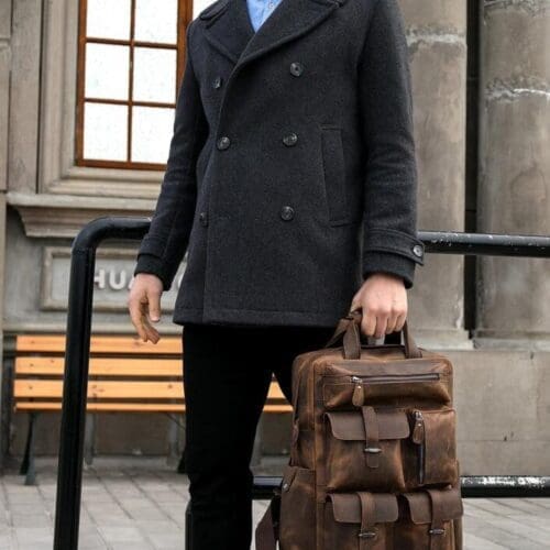 The Shelby Backpack Handmade Genuine Leather Backpack 9