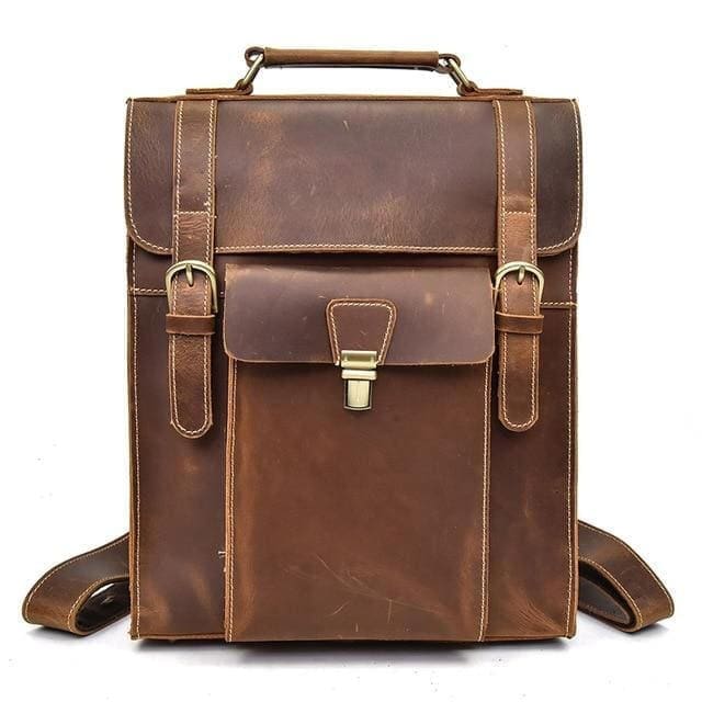 The Vali Backpack Handmade Vintage Leather 14