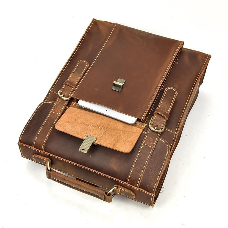 The Vali Backpack Handmade Vintage Leather 15