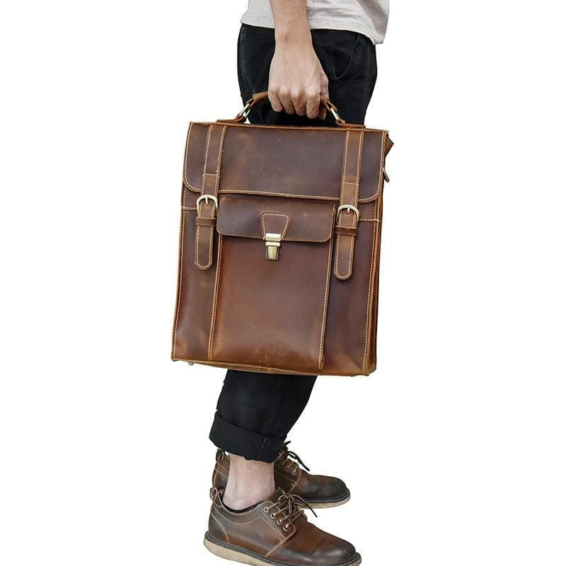 The Vali Backpack Handmade Vintage Leather 18