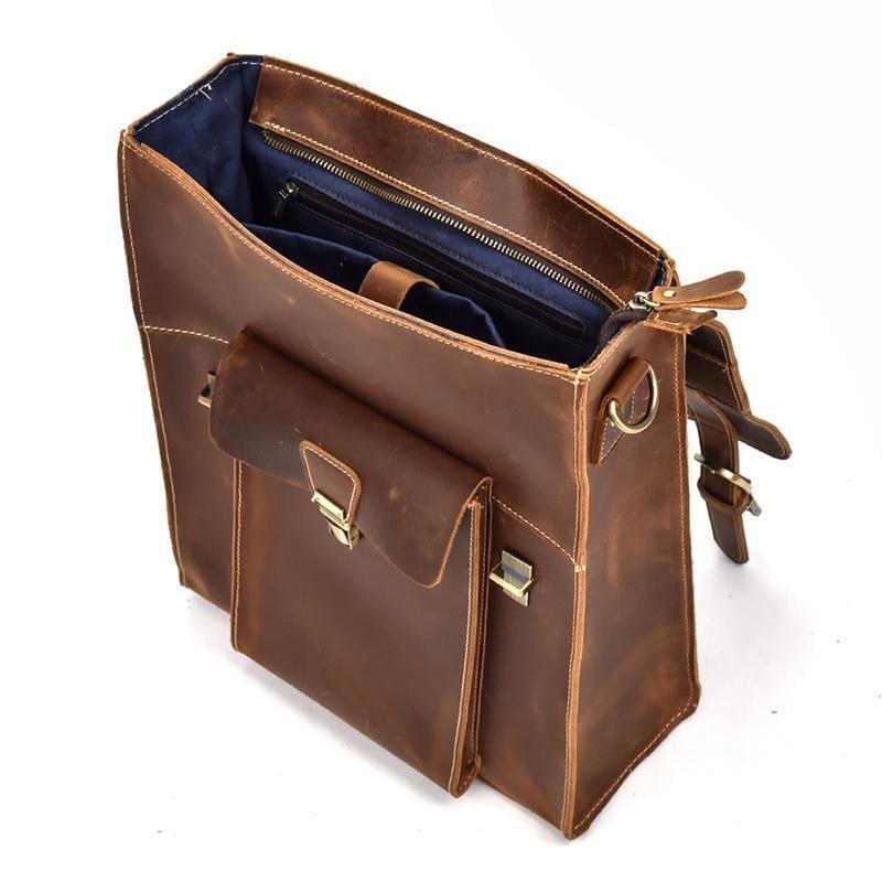 The Vali Backpack Handmade Vintage Leather 8